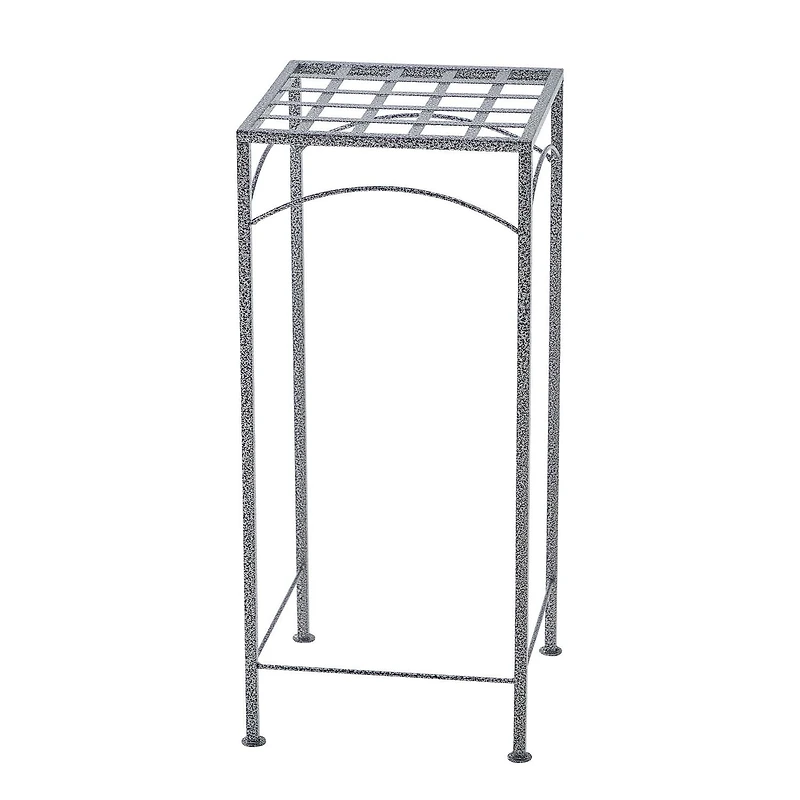 HOME TRENDS 25 IN TALL METAL PLANT STAND, 25 IN METAL PLANT STAND