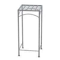 HOME TRENDS 25 IN TALL METAL PLANT STAND, 25 IN METAL PLANT STAND