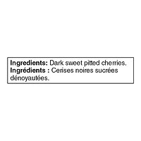 Cerises noires sucrées dénoyautées congelées de Great Value 600g