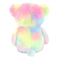 Way to Celebrate Valentine’s Day Soft Expression Plush Teddy Bear, Pastel With Rainbow