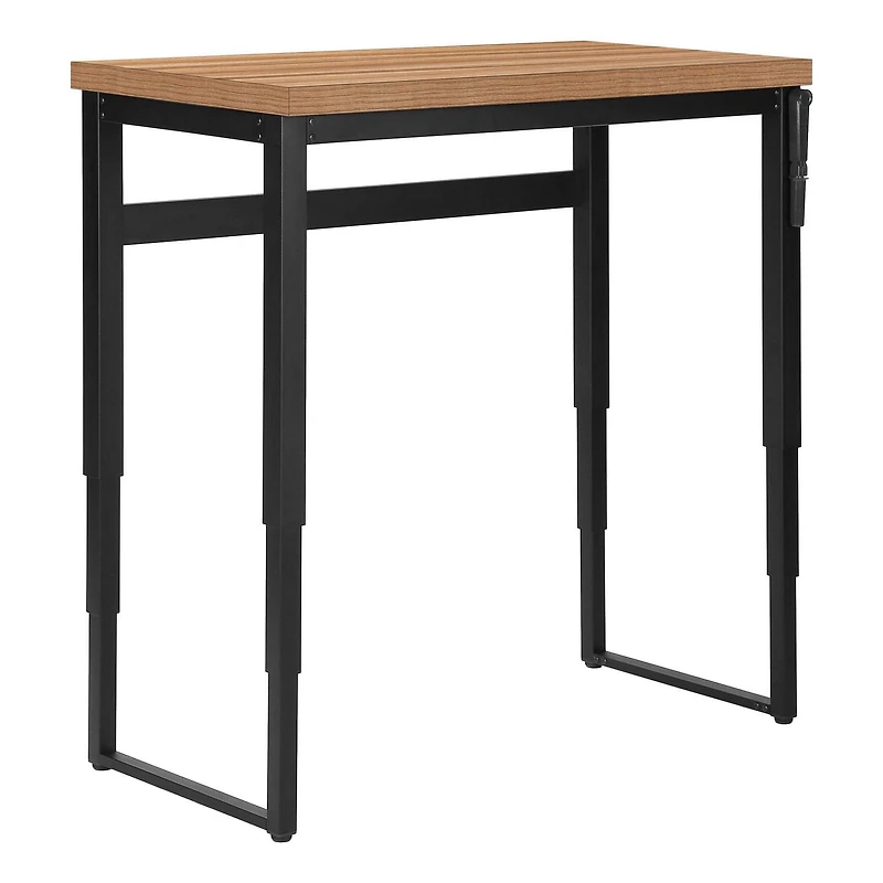 Monarch Specialties Computer Desk, Home Office, Standing, Adjustable, 48"l, Work, Laptop, Metal, Laminate, Brown, Black, Contemporary, Modern