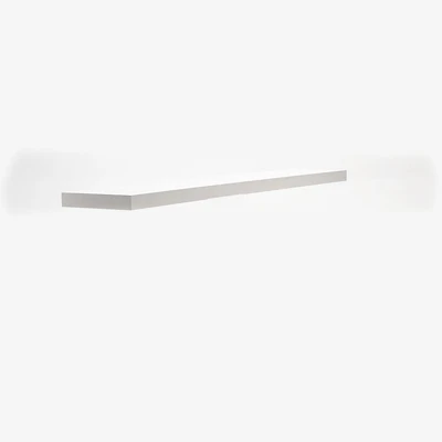 kieragrace Stockholm Aberg Floating Shelf w/ LED Light – White, 48-Inch, Matte Finish