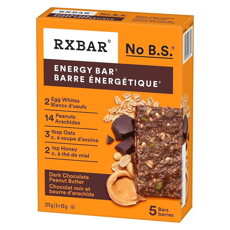 RX barres de chocolat noir au beurre de cacahuete RX barres de chocolat noir au beurre de cacahuete