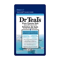 Dr Teal's Solution de bain au sel d'Epsom pur, Minéraux Réparateurs, 1.36kg