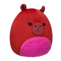 Squishmallows 7.5" Plush - Marcia the Maroon Capybara with Fuzzy Belly