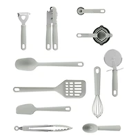 Ensemble 19PC d’ustensiles de cuisine, Gris