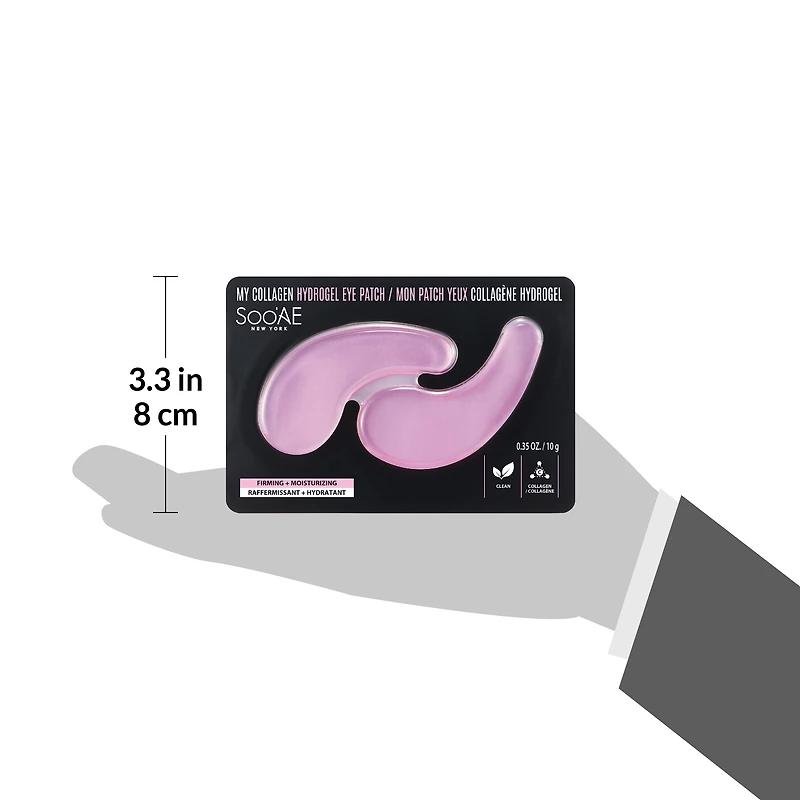 Soo'AE Mon Patch Yeux Collagène Hydrogel Volume / Quantité - 0,35 oz. / 10 gr.