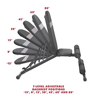 Sunny Health & Fitness Adjustable Incline / Decline Weight Bench - SF-BH620038
