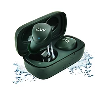 iLuv Bubble Gum Air True Wireless Bluetooth 5.0 In-Ear Earbuds with Charging Case