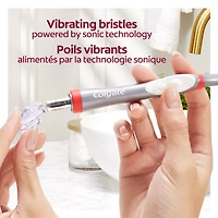Colgate 360 Brosses à Dents Blanchissantes Vibrantes à Piles avec 1 Pile AAA
