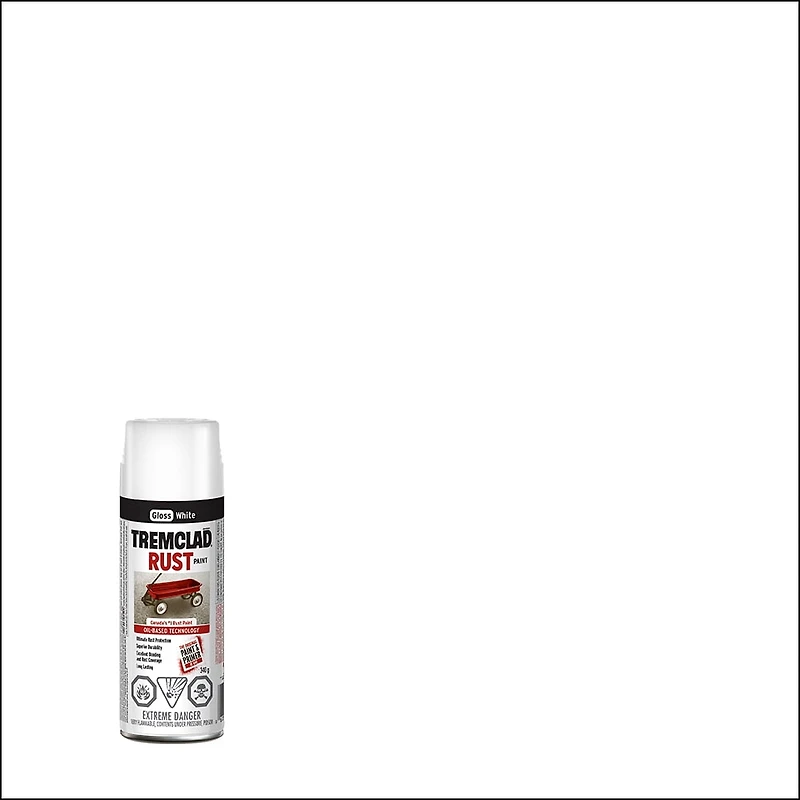 TREMCLAD PEINTURE ANTIROUILLE BLANC LUSTRÉ AÉROSOL 340g