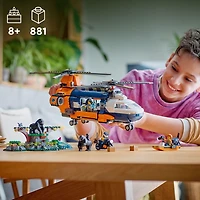 LEGO City Jungle Explorer Helicopter at Base Camp Building Toy, Adventure Gift for Kids Ages 8 and up, 60437