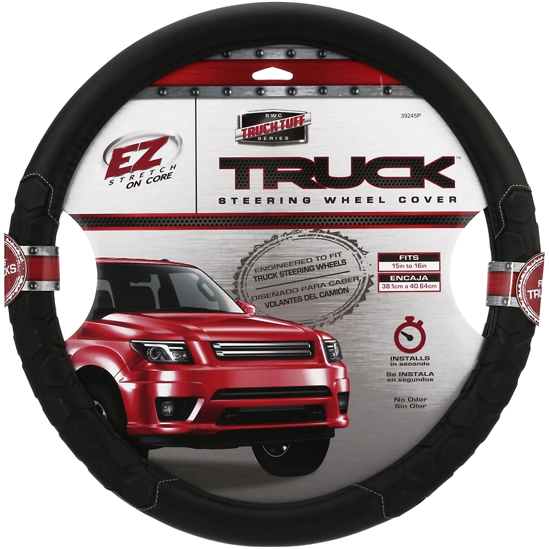 Truck Tuff Heavy Duty Truck Sized Steering Wheel Cover, Heavy Duty Truck Sized Steering Wheel Cover