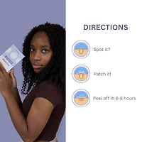 Maskeraide, Hydrocolloid Acne Patch, Acne Spot Treatment, Clear Pimple Patches, Spotted Nighttime, 54pcs