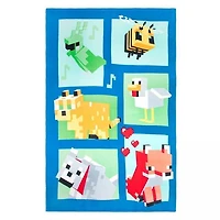 Minecraft Belle Journée Couverture en Peluche