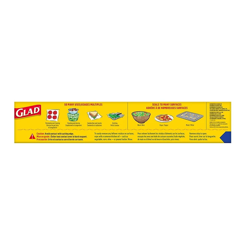Pellicule Press’n Seal de Glad, rouleau de 70 pieds carrés 70 pieds carrés
