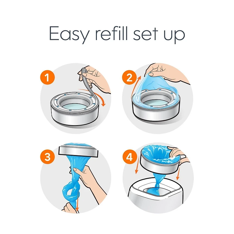 Recharges Diaper Genie Max Fresh Emballage de 3 recharges