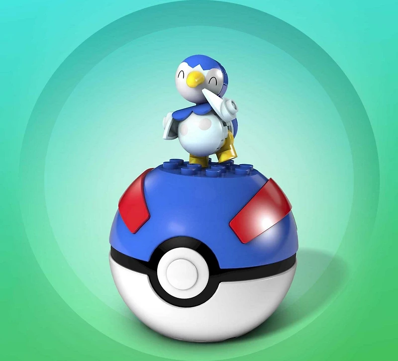 Mega Pokemon Piplup Construction Set- 20 Pieces