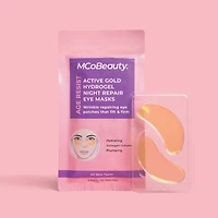 MCoBeauty - Age Resist - Active Gold Hydrogel Night Repair Eye Masks - 5 Pairs