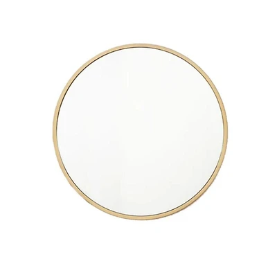 Miroir Take Me Home Alitza 60" avec cadre moderne en métal noir