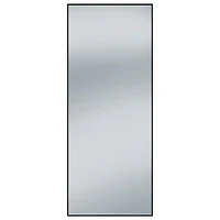 Hometrends Aluminum Full Length Leaner Mirror, 27x70 inch, Brushed Black