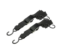 Transom Tie-Down Straps - Heavy Duty Adjustable Marine Tie Down Straps  2" x 48", Trailer Boat Transom Strap for Boating Safety, Jetski & PWC Trailer  (Set of 2)