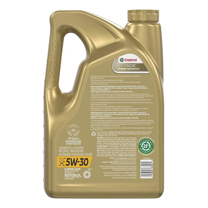 Castrol EDGE Extended Performance 5W30