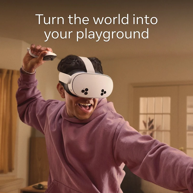 Meta Quest 3S 128GB — Dive into Mixed Reality — Unreal device. Unreal price. — All-In-One Headset — Get a 3-Month Trial of Meta Horizon+ Included