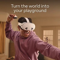 Meta Quest 3S 128GB — Dive into Mixed Reality — Unreal device. Unreal price. — All-In-One Headset — Get a 3-Month Trial of Meta Horizon+ Included