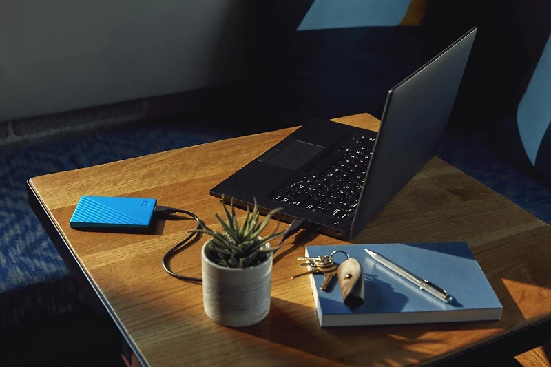 1To WD My Passport Portable HD Blue