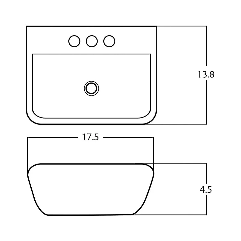 17" W VESSEL - FRENCH