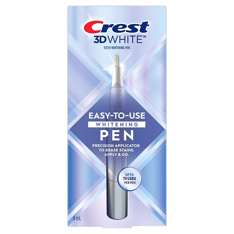 Crest 3DWhite Easy-To-Use Teeth Whitening Pen, 4ML