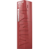 Rouge à lèvres liquide Super Stay Vinyl Ink de Maybelline New York longue tenue et sans bavures, couleur ultrapigmentée et brillance instantanée, fearless ,4.2 ml