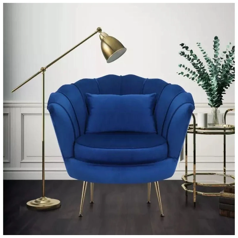 Chaise d'appoint grise de la collection Heavenly ENSEMBLE DE 2