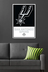 NBA San Antonio Spurs - Logo 21 Wall Poster, 22.375" x 34"