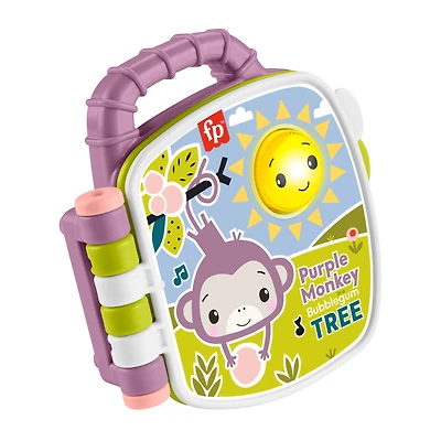 Fisher-Price Livre Interactif Singe Violet, avec lumières et sons FISHER PRICE SINGE MAUVE FP