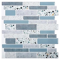 Truu Design Decorative Self-Adhesive Terrazzo Peel and Stick Wall Tiles