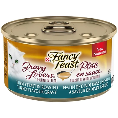 Purina(MD) Fancy Feast(MD) Plats en Sauce(MC) Festin de Dinde Nourriture pour Chats
