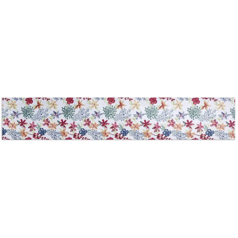 Hometrends floral table runner, 13"x72"