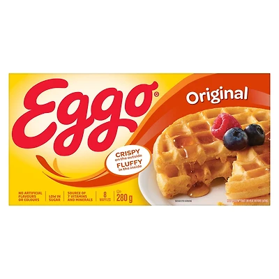 Gaufres Eggo® Originale, 280g (8 gaufres) 280 g, 8 gaufres