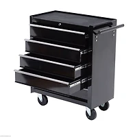 Soozier 5 Drawer Storage Tool Box with Wheels