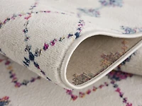 Tapis d'interieur Rug Branch Savannah Boho, beige bleu, moderne - Salon, chambre, salle a manger et cuisine<br>