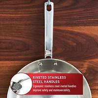 T-fal Stainless Steel 20 cm/ 8" Frypan