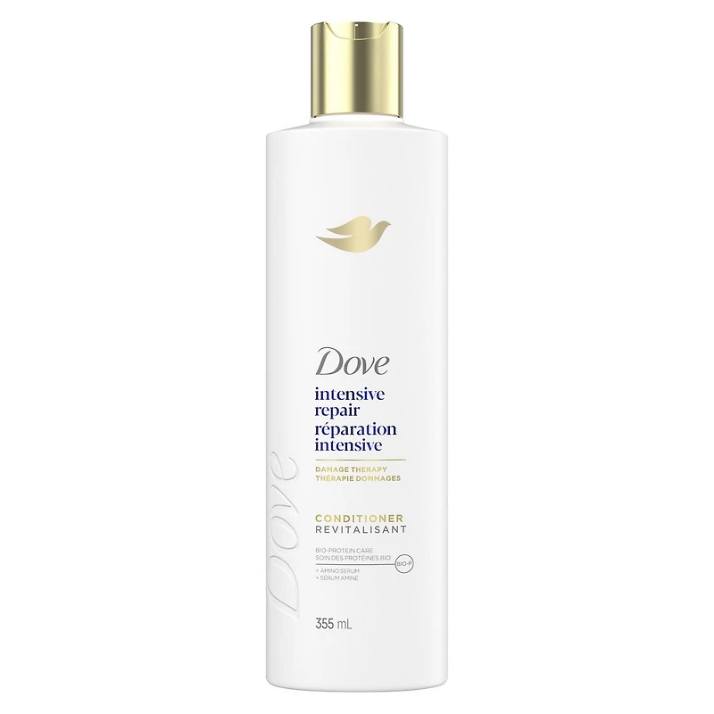 Revitalisant pour Cheveux Abîmés Dove Réparateur Intensif avec Soin Bio-Protéine Liquide, 355mL 355 ML