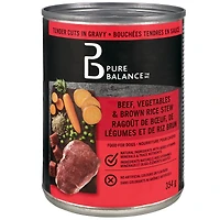 Pure Balance Beef, Vegetables & Brown Rice Stew Food for Dogs