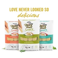Fancy Feast Savoury Purée Naturals Emballage Assorti, Gâteries pour Chats 36 x 10 g NB-24M