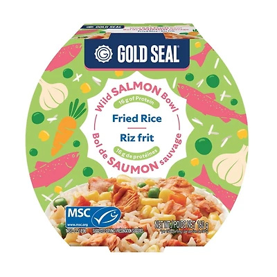 Bol de Saumon sauvage Riz frit GS Bol de Saumon Riz frit
