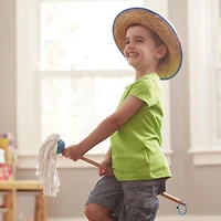 Melissa & Doug Ensemble de Jeu de Nettoyage Imaginatif 6 Pièces Dust! Sweep! Mop! - Certifié FSC