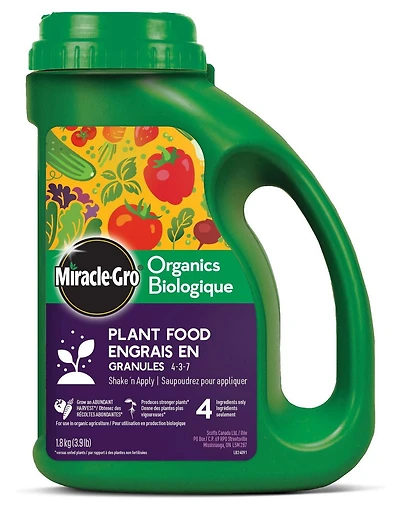 Miracle-Gro Biologique Engrais en granules 4-3-7 1.8 Kg 4-3-7  1,8kg