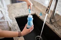 Dr. Brown's Baby Bottle Brush with Sponge and Scrubber - Blue